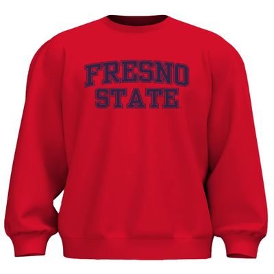 Venley NCAA Officially Licensed Apparel California State University Fresno Bulldogs Gameday Logo Unisex OCFSN02 Sweatshirt Fresno01S Red Small