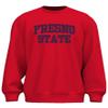 Venley NCAA Officially Licensed Apparel California State University Fresno Bulldogs Gameday Logo Unisex OCFSN02 Sweatshirt Fresno01S Red Small view 1