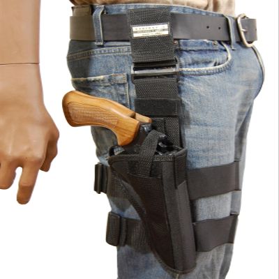 Barsony Tactical Leg Holster for Ruger Wrangler 4.62" Left