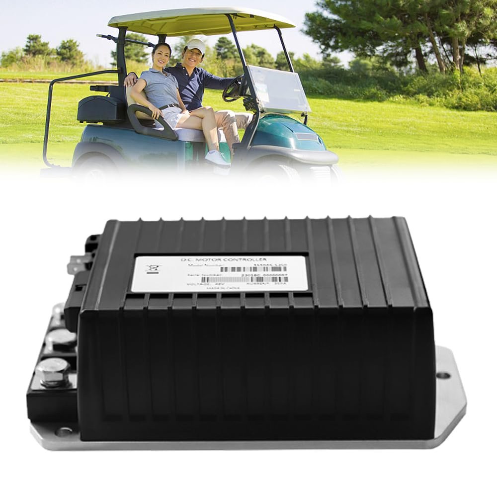 1510AS-5350 Golf Cart Controller, 48V 350A Golf Cart Speed Controller Compatible with Curtis for Club Car DS & Precedent, Carryall 1, Carryall Turf 2000-2009, MCOR 5K-0 Throttle Type, IQ, 102806203
