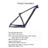 MirOdo Mountain Bike Frames 27.5er 29er Carbon Fiber Bike Frame 15/17/19XC Off-Road Frame Thru Axle 12 * 148mm Disc Brake BB 92 * 41mm Internal Routing Fram(Color:Full Chromatic,Size:15") view 3