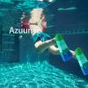 Azuunye Kids Swim Fins,Short Swimming Flippers,Swim Training Fins for Lap Swimming,for Children Girls Boys Beginners view 4