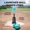 Bandit Sports Baseball Training Tee Popper 202, Hitting Tee for Perfect Swings, Batting Machine for Practicing Hitting Without a Pitcher (202 Popper Balls Not Included), Black view 3