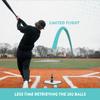 Bandit Sports Baseball Training Tee Popper 202, Hitting Tee for Perfect Swings, Batting Machine for Practicing Hitting Without a Pitcher (202 Popper Balls Not Included), Black view 4