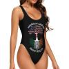 America Grown Irish Roots Womens One Piece Swimsuits Tummy Control High Waisted Bathing Suit Athletic Swimwear Small view 2