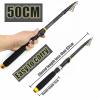 Model YG010 New 2.1m 2.7m 3.6m Carbon Fiber Fishing Rod Super Short Pocket Portable Spinning Pole Telescopic Carp Trout Beach Fishing Rod(Size:3.6 m) view 3
