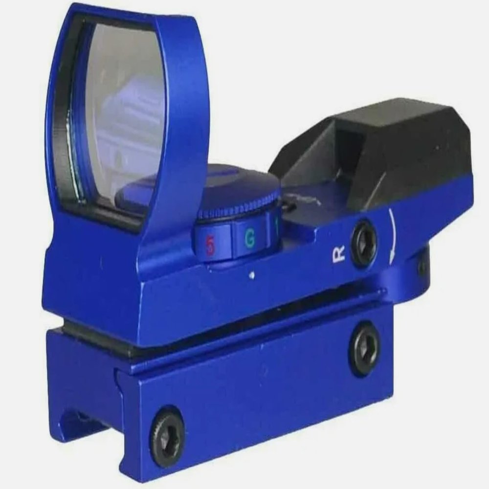 NineFit Basics Premium Build, 1x33mm Red Dot Sight with 4 Styles Reticles Red & Green Reflex Sight Scope for Picatinny/Weaver Rails, 5 Colors to Choose (Blue)