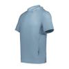 Holloway Youth Ventura Soft Knit Short Sleeve Hoodie, Storm, M view 1