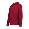 Holloway Boys Youth Ventura Soft Knit Hoodie, Scarlet view 1