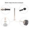 Alomejor Spoke Nipple Screwdriver, Stainless Steel Lightweight Tool, Portable Wrench for Bicycle Maintenance, DIY Projects, Outdoor Activities view 2