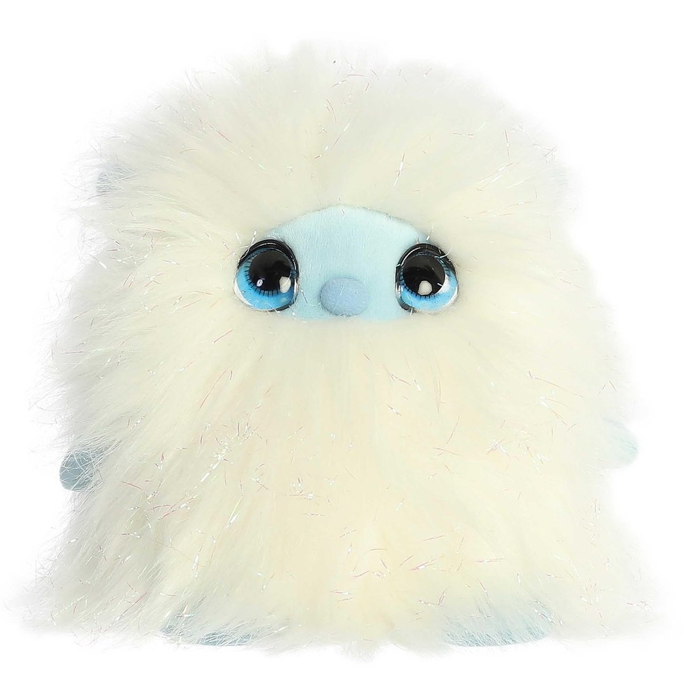 Aurora Festive Holiday Cuddles The Yeti Stuffed Animal - Seasonal Characters for Holiday Dcor - Perfect Stocking Stuffers for Kids and Collectors - White 6.5 Inches
