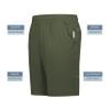 Holloway Boys' Standard Youth Soft Knit Ventura Shorts, Olive view 3
