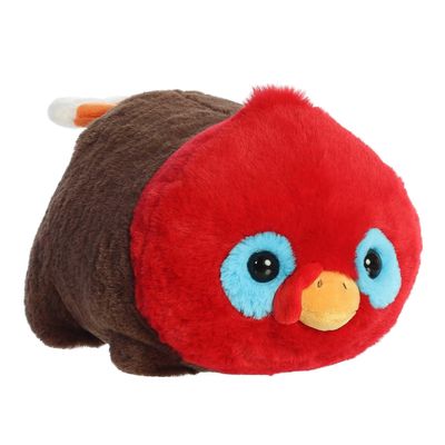 Aurora Adorable Spudsters Todd Turkey Stuffed Animal - Round Shape Makes for Comforting Cuddles - Perfect for Kids All Ages and Animal Loving Adults - Multicolor 10.5 Inches