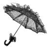 Lace Parasol Umbrella, Vintage Wedding Bridal Umbrella, Lace Umbrella for Tea Party Small Photography Prop Craft Umbrella, Bride Wedding Gift, Photo Props, Costume Accessory view 1