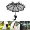 Lace Parasol Umbrella, Vintage Wedding Bridal Umbrella, Lace Umbrella for Tea Party Small Photography Prop Craft Umbrella, Bride Wedding Gift, Photo Props, Costume Accessory view 4