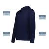 Holloway Boys Youth Ventura Soft Knit Hoodie, Navy view 3