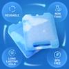 Large Reusable Ice Packs for Cooler with Handle (2 Pack) Long Lasting Coolness, BPA Free, Freezer Packs for Extended Cooling | Cooler Ice Packs for Camping, Fishing, Hiking, Beach view 3