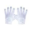 MASSOV EVO2 Men's Football Gloves - Sticky Football Gloves with ProTac Palms, Mesh & 4D Sport Mesh for Elite Fit & Superior Breathability - Polar White, X-Large view 3