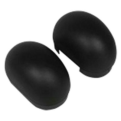 212 Main 4 in. Oval Tube Steps Replacement Black End Cap Kit