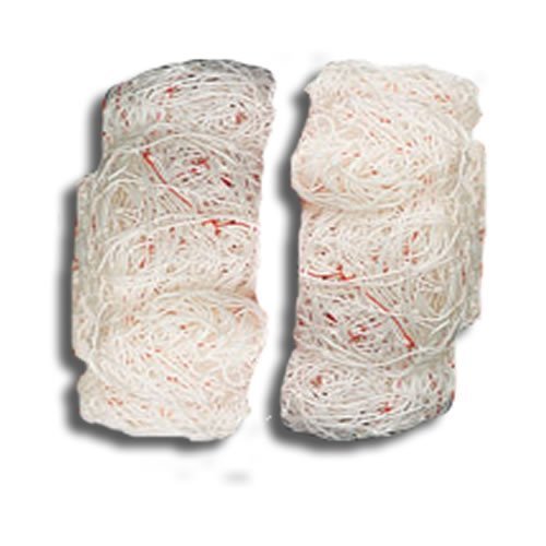 212 Main 8 x 24 Official Size Soccer Net - 4mm Braid - White- Pack of 2