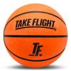 A Plus Collectibles Take Flight Rubber Basketball Size 5 (Orange, Size 5) view 1