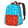 JiesangyiqibK Lightweight Hiking Daypacks Large-Capacity Backpack With Full Print, Adjustable Shoulder Straps, Black6 view 1