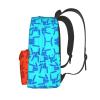 JiesangyiqibK Lightweight Hiking Daypacks Large-Capacity Backpack With Full Print, Adjustable Shoulder Straps, Black6 view 3
