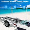 60" Adjustable Design Trailer Guide Poles, Trailer Guides with PVC Pipes,2PCS Rustproof Galvanized Steel Trailer Guide, Boat Trailer Guide view 4