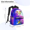 JiesangyiqibK Lightweight Hiking Daypacks Backpack With Full Print, Adjustable Shoulder Straps, Black8 view 4