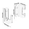Nxbuynef Katana Display Rack | Light Saber Wall Display | Clear Acrylic Display Rack, Horizontal Katana Wall Mount Stand, Acrylic Wall Holder for Exhibition and Elegant Presentation view 2