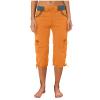 Women's 2024 Cargo Capri Pants Lightweight Quick Dry Hiking Pants Summer Travel Casual Capris Outdoor Cotton Capri Pants Joggers Orange view 2