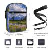 Crossbody Bags,Grand Teton National Park Oxford Cloth Messenger Bag,mini Satchel,small Satchel with Adjustable Strap for Men Women view 3