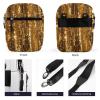 YHEGBFD Crossbody Bags,Gold Sequin Sparkle Oxford Cloth Messenger Bag,mini Satchel,small Satchel with Adjustable Strap for Men Women view 4