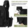LASVENIS Tactical Vest for Men Weighted Vest Fully Adjustable Outdoor Training Gaming Vests view 4
