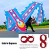 MekUk Kids Wand Dragon Dance Ribbons Dragon Print Dance Streamers, Colorful Dragon Silk Flowy Spinning & Shaking, Adult Sports Fitness Ribbon Suitable for artistic dance gymnastics, rainbow pa(Color:1 view 2