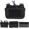 Zamudam Tactical DOPE Front Flap Pouch G-Hook FCPC V5 Double Stack Abdominal Pack with Triple 5.56mm Mag Pouch Magazine Insert Utility Pouch Black, Standard view 1