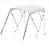 Oceansouth 3 Bow Bimini Top 6ft Deluxe (White, Mounting Width 67" - 72") Bows Frame Sun Shade Boat Waterproof Cover Boot Storage Strap Giant Bow Large Big Fishing view 1