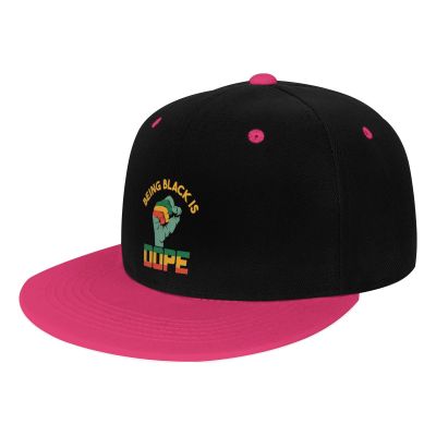 Being Black is Dope Snapback Hat for Men Women Baseball Cap Trucker Flat Bill Hats Dad Caps