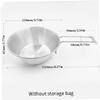 CAKEEYUM Travel Sierra Cup Camping Tableware Equipment Bowl Set Backpacking 304 Stainless Steel Carry Fold Sturdy Measuring 500ml 2PCS Camping Tableware Equipment BowlTravel Sierra CupFolding Bowl C view 2