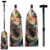 Z&J SPORT Adjustable Dragon Boat Paddle, IDBF Approved Carbon Fiber Paddle, Dragon Graphic Paddle with Adjuster for Dragon Boat Race with Adjustable T Handle (LON16)