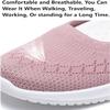 COALHO Orthopedic Walking Shoes for Women, Women's Woven Breathable Soft Sole Shoes, Slip-On Light Air Cushion Mesh Up Stretch Platform Orthopedic Sneakers for Arch Support (05,8.5-9) view 3