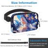 NineFit Basics Starry Sky Art Girl Pattern Crossbody Fanny Pack for Men&Women,Belt Bag for Travel Casual Walking Running Hiking Cycling, 1.5x9.0x5.9in/4x23x15cm view 3