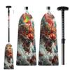 Z&J SPORT Adjustable Dragon Boat Paddle, IDBF Approved Carbon Fiber Paddle, Dragon Graphic Paddle with Adjuster for Dragon Boat Race with Adjustable T Handle (LON18) view 1