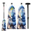 Z&J SPORT Adjustable Dragon Boat Paddle, IDBF Approved Carbon Fiber Paddle, Dragon Graphic Paddle with Adjuster for Dragon Boat Race with Adjustable T Handle (LON19) view 1