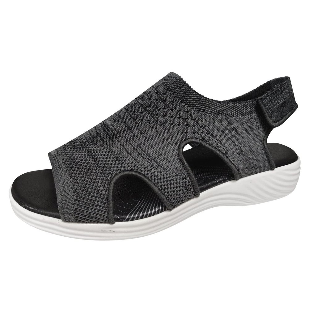 Generic Women's Sport Sandals Women's Comfortable Orthopedic Arch Support Shoes Cute Dress Walking Sandals Soft Cushion Flats Sports Wide Fit Ladies Summer Casual Orthotic Low Platform Wedges Sandals