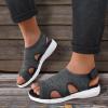 Generic Women's Sport Sandals Women's Comfortable Orthopedic Arch Support Shoes Cute Dress Walking Sandals Soft Cushion Flats Sports Wide Fit Ladies Summer Casual Orthotic Low Platform Wedges Sandals view 2