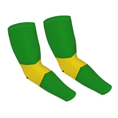 YSBYEIU Retro Jamaica Flag Arm Sleeves for Men Women Sports Sun Protection Cooling Sleeve Jamaican Sleeves Gift