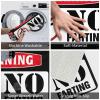 PLOWS Cool Room Accessories for Teens Boys No Farting Warning Rug Desk Accessories for Men Doormat Rug(Size:65X90CM) view 3