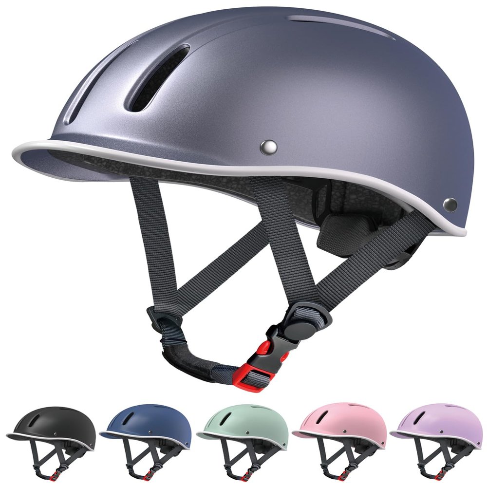 Bike Helmet for Adult, Adjustable Cycling Helmet for Men & Women, CPSC & ASTM Certified, Multi-Sport Helmet for Road Biking, Skateboarding, Scooter, Ebike, Commuting