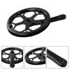 40T / 48T / 52T 170MM Single Speed Crankset, Square Hole Crankarms For MTB/Road Bike/Fixed Gear Bike/Mountain Bike Cycling Road Bike, Chain Guard Crankset, High Speed Chainring (48T) view 3